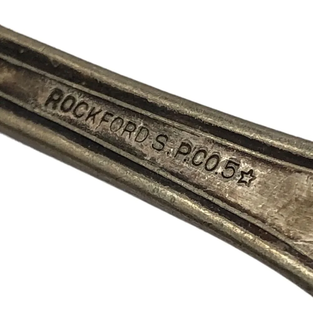 Antique Rockford S.P. Co5 Star Silverplate Teaspoon Single Spoon Rosemary 1906